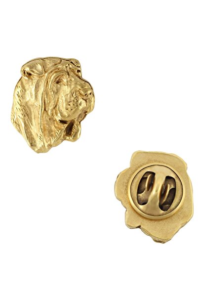 Art - Dog Shar Pei II - Broșă câine în cutie decorativă, ac elegant placat cu...