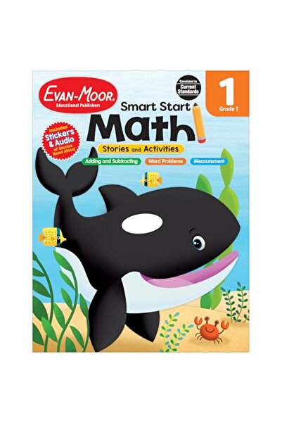 Evan Moor Educational البداية الذكية: الرياضيات: القصص والأنشطة، الصف الأول