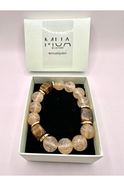 Mua Bijoux Para Bilekliği Sitrin Taşı Doğaltaş Bileklik
