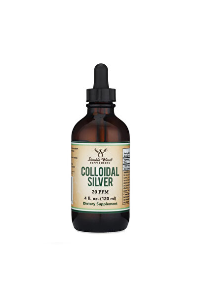 DOUBLE WOOD Colloidal Silver 20 PPM 120 ml – Sıvı Form Destek
