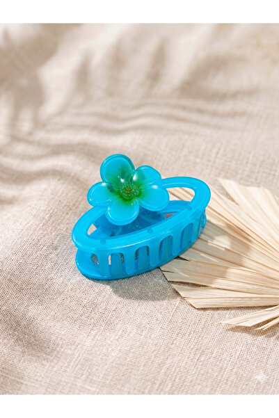 PABALAS Γυναικεία κλιπ μαλλιών με λουλούδια – Μεγάλη κλιπ αγκράφα με κλιπ, πο...