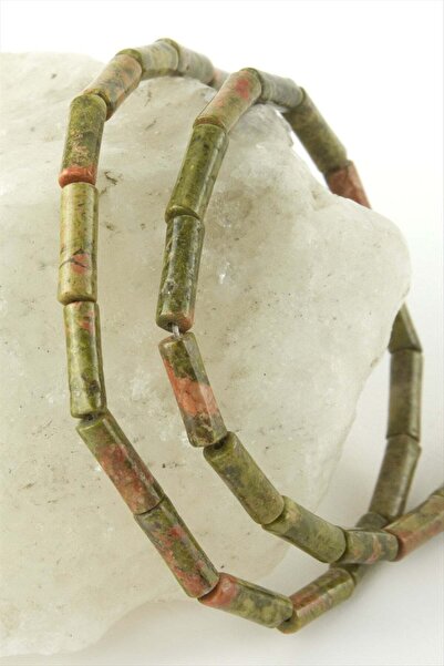 TakÇalıştır 1.4 cm Pipe Unakite Stone