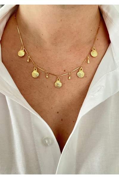 mibrillo Sea Shell Charm Pendant Trendy Necklace