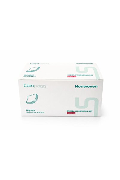 submed GAZLI BEZ NON WOVEN STERİL 7,5 CM X 7,5 CM
