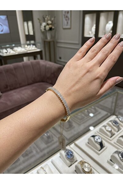 Pırıltı Bujiteri Steel Stainless Color-Retaining Bracelet