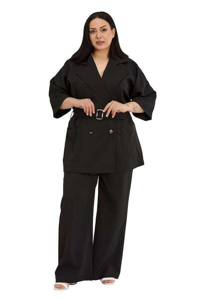 DISENTIS MODEST Μεγάλο μέγεθος, μπουφάν με τρία τέταρτα μανίκια, φαρδύ παντελ...