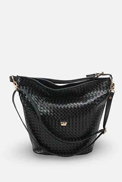 Solo Bag Γυναικεία πλεκτή καθημερινή κομψή τσάντα ώμου χιαστί