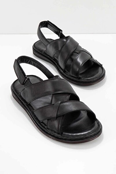 Cozi company Genuine Leather Orthopedic Soft Sole Men's Sandals