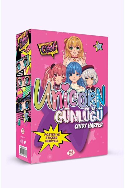 Dokuz Çoçuk Unicorn Günlüğü Kutulu Set - 4 Kitap Takım - Cindy Harper - Poste...