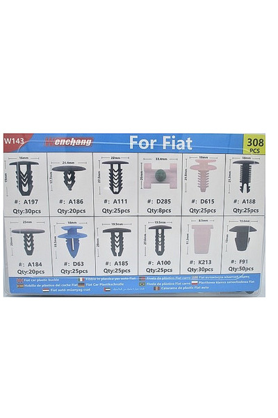 PARADOX SINCE 1992 Κλιπς αυτοκινήτου συμβατά με Fiat 308