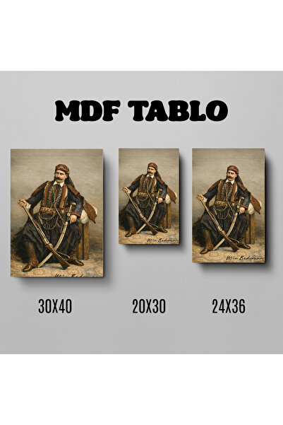 ZERYA Slikanje Mir Bedirxan Dizajnirani Zidni Dekorativni MDF Drveni Retro Po...