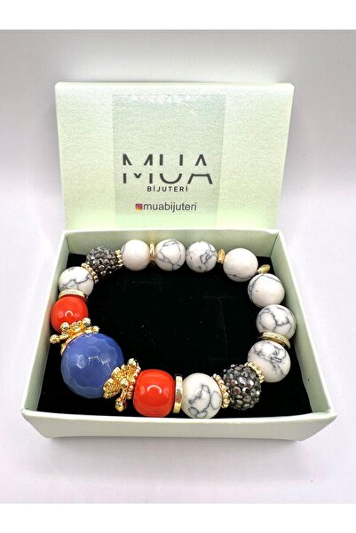 Mua Bijoux Doğaltaş Renkli Şık Bileklik