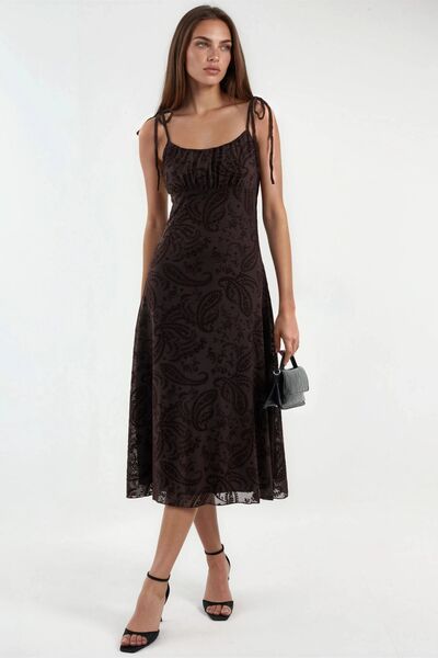 Hiccup Φόρεμα μίντι από τούλι σε γραμμή Α με φλοράλ σχέδια