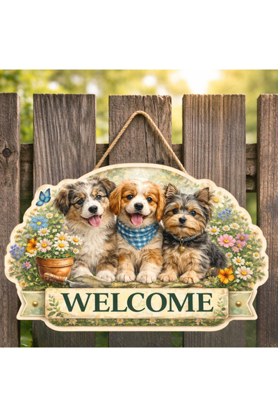 creative sign Διακοσμητική Πινακίδα Καλωσορίσματος