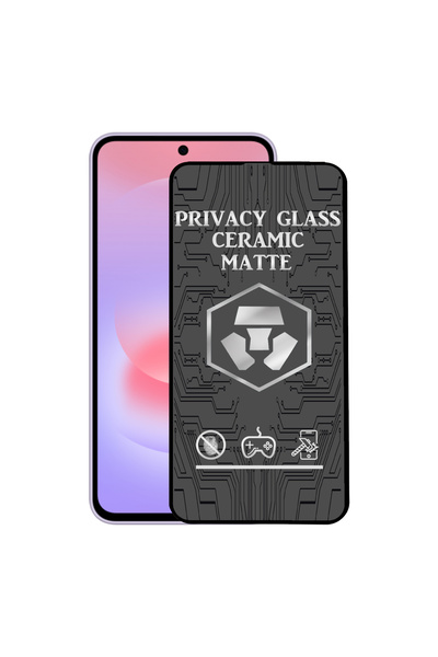 CaseArt Galaxy A37 5G ile Uyumlu Tam Kaplayan Mat Seramik Nano Esnek Hayalet ...