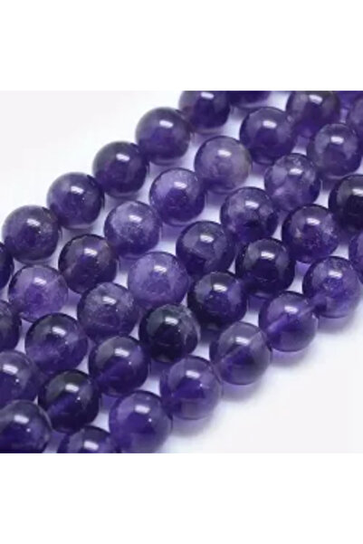 GemSale Mărgele ametist 6mm 38cm~62 bucăți