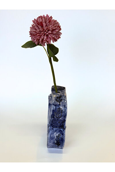 Arche Ceramic El Yapımı Seramik Vazo - Tek Çiçeklik 16x11 cm.
