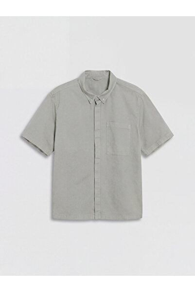 LC Waikiki Green Loose Fit Men's Shirt by Güli̇s Gi̇yi̇m