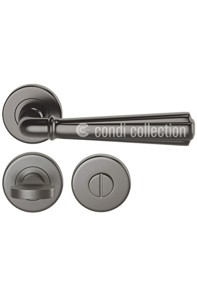 Condi Collection 2062 مقبض باب من الفولاذ المقاوم للصدأ PVD Fume WC