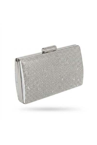 Alphus Κομψή γυναικεία βραδινή τσάντα φορέματος με πέτρινη θήκη Varol