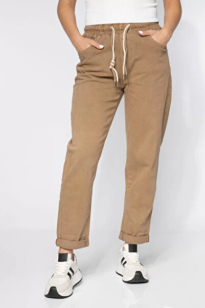 Zaira MomFit Γυναικεία Τζιν Ζόε Χακί # A609 - 29