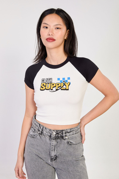 BARRELS AND OIL Γυναικείο Κορμάκι με Τυπωμένο Σχέδιο και Διακοσμητικά Μανίκια...