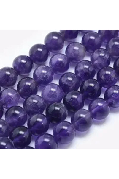 GemSale Mărgele ametist 10mm 38cm~38 bucăți