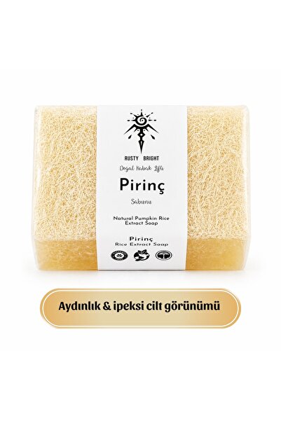 Rusty Bright Pirinç Özlü Sabun Aydınlatıcı Cilt Tonu Eşitleyici Yumuşatıcı El...