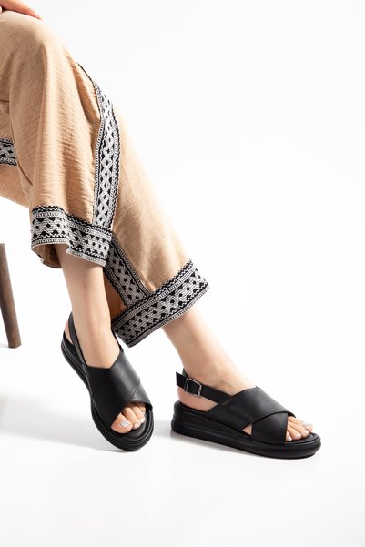 KÜBRA Women's Wedge Heel Casual Sandals 1216