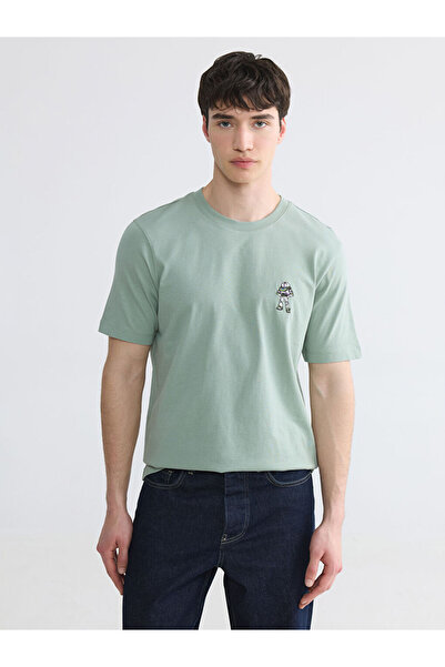 LC Waikiki Crew Neck Toy Story Embroidered Men's T-Shirt