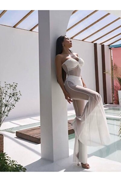 Fashiontayt Ισπανική φόρμα από τούλι με βολάν