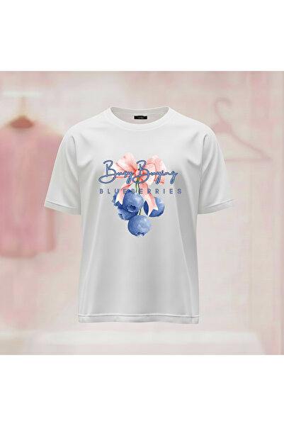 Vordevia Printed Crew Neck Wide Fit Unisex Tshirt