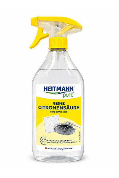HEITMANN Pure Sitrik Asit Temizleyici Sprey 500 ml | Kireç Çözücü Çok Amaçlı ...