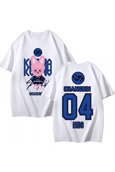 Le Savu Μπλουζάκι Stray Kids με στάμπα Karma, Unisex, Oversize