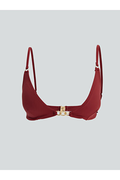 LC Waikiki Women's Chain Detail Bikini Top with Removable Padding