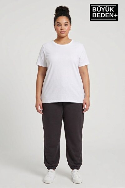 Superlife Women's Plus Size Elastic Leg Two Thread Comfortable Fit Slim Sweat...