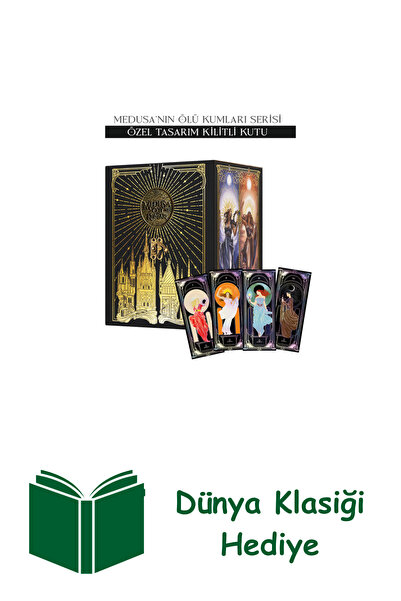Ephesus Yayınları مجموعة كتب ميدوسا من سلسلة الرمال الميتة - 4 كتب في صندوق ق...