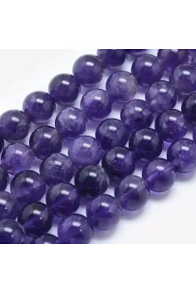 GemSale Mărgele ametist 8mm 38cm~48 bucăți