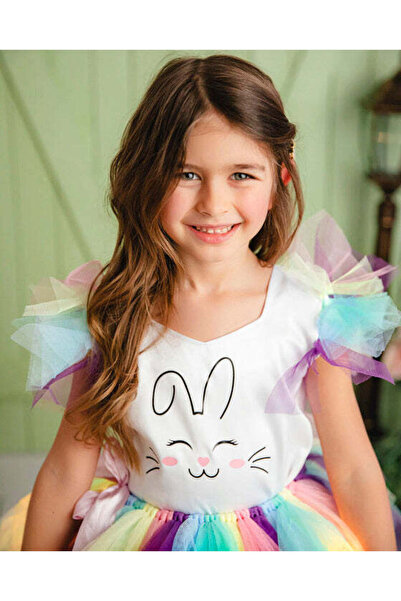 fustite cu luminite Μπλούζα Ουράνιο Τόξο, 10-12 ετών - 10-12 ετών (140-152 εκ.)