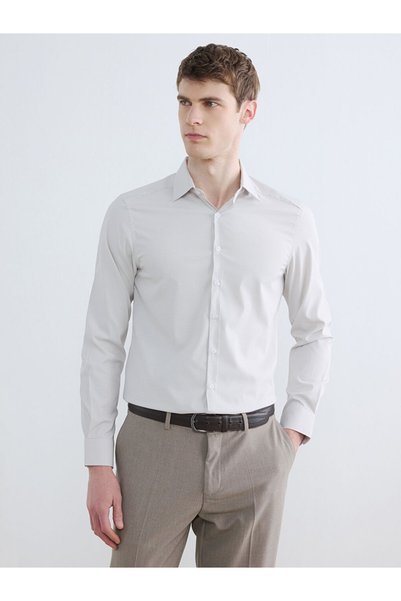 LC Waikiki Lcw Businessslim Fit Plaid Men's Shirt