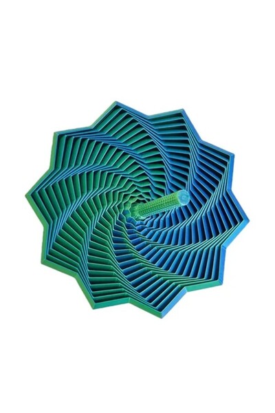 Cyrax Jucărie antistres, 8,6 cm Verde/Albastru
