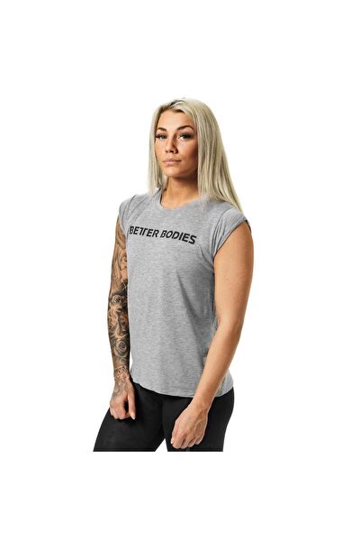 BETTER BODIES Μπλουζάκι Αστόρια - Γκρι μελανζέ
