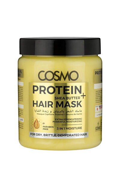 Cosmo Shea Butter Protein 3-in-1 Paraben-Free Deep Repair Hair Mask (1L)