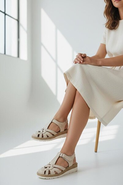 Cozi company Γυναικεία σανδάλια από γνήσιο δέρμα με ορθοπεδική υποστήριξη για...