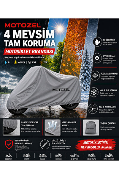 MotoZEL غطاء دراجة دوكاتي سكرامبلر فول ثروتل، غطاء دراجة نارية مقاوم للماء، غ...