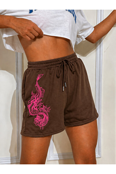 ZİYMO ΓΥΝΑΙΚΕΙΟ ΣΟΡΤΣ ΜΕ ΣΧΕΔΙΟ ΔΡΑΚΟΥ