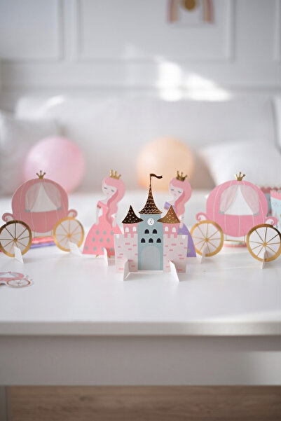 Le Mabelle Πολύχρωμο διακοσμητικό τραπεζιού για πάρτι με θέμα την πριγκίπισσα...