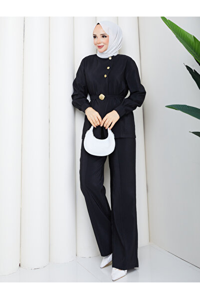 RACE FASHİON Σετ Χιτζάμπ με Αξεσουάρ: Πουκάμισο & Ραμμένο Παντελόνι RC9040