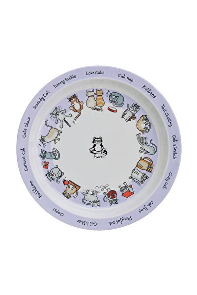 Tyrrell Katz Melamine Food Plate Cats