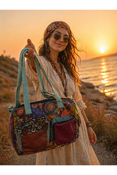 street&bagdnz Τσάντα ώμου Patchwork Ethnic Authentic Bohemian, Τσάντα χειρός,...